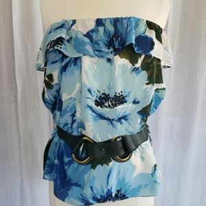 Anthro Paper Crown off the shoulder